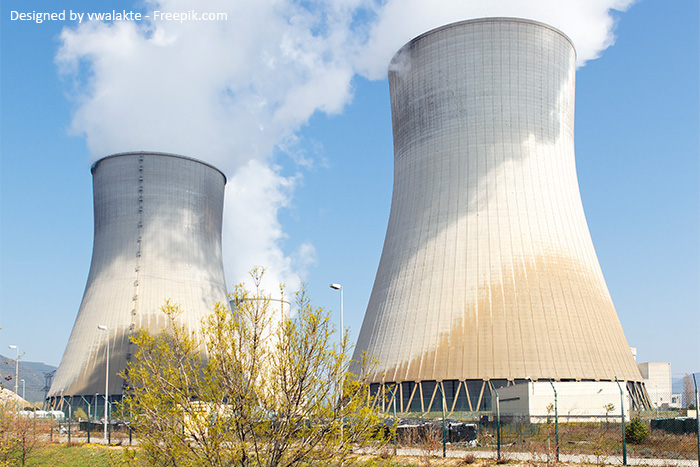 Zwei Verdunstungskühlanlagen nebeneinander