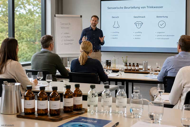 Sensorikschulung für Trinkwasser